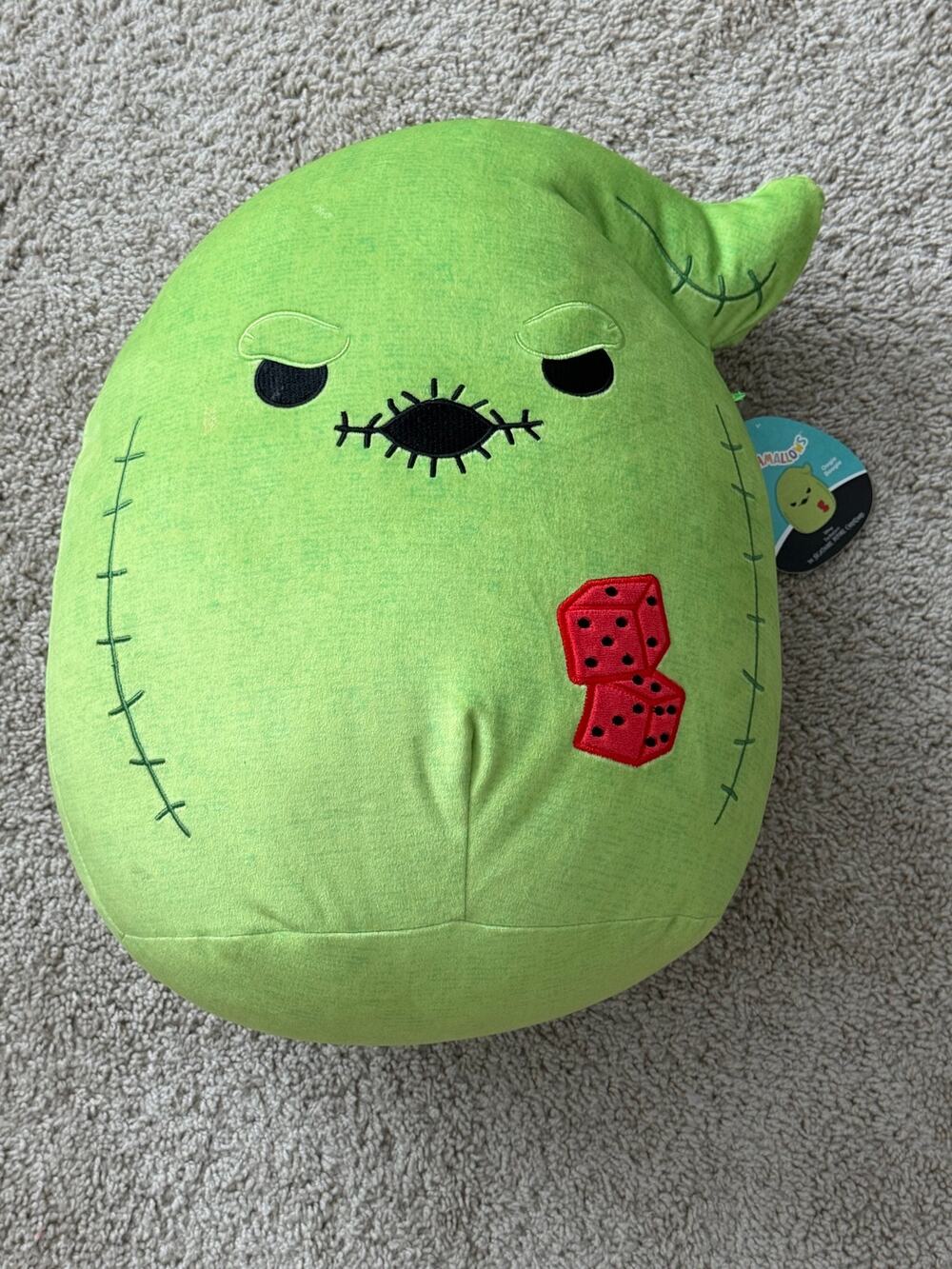 Squishmallows Disney Nightmare Before Christmas Oogie Boogie HTF 16” NWT